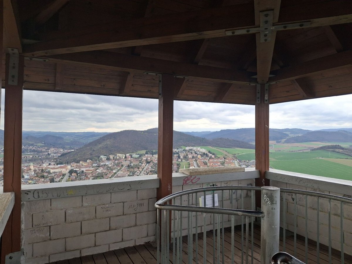 Klucanina - rozhledna (405&nbsp;m)