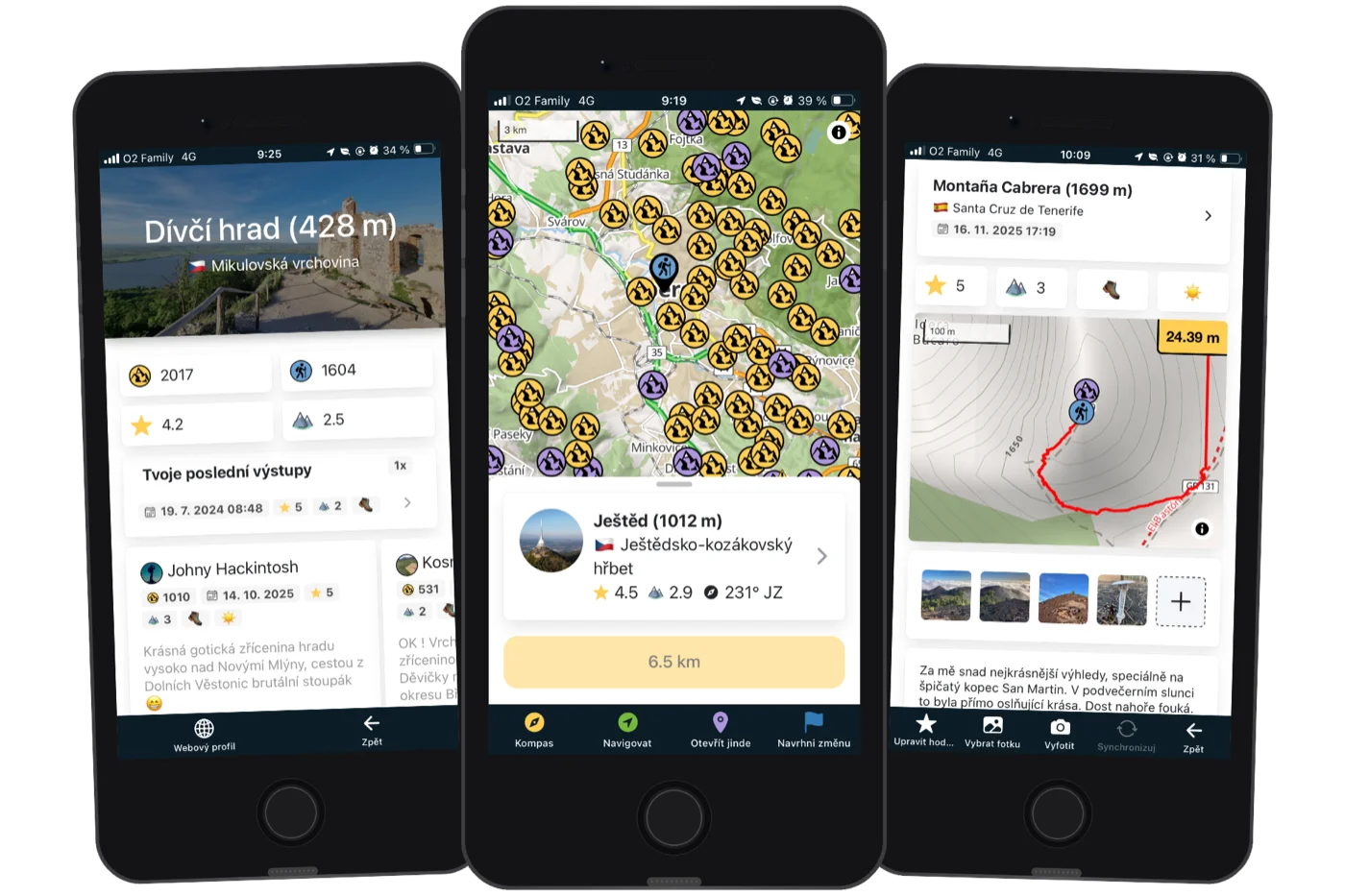 Hory.app en teléfonos móviles